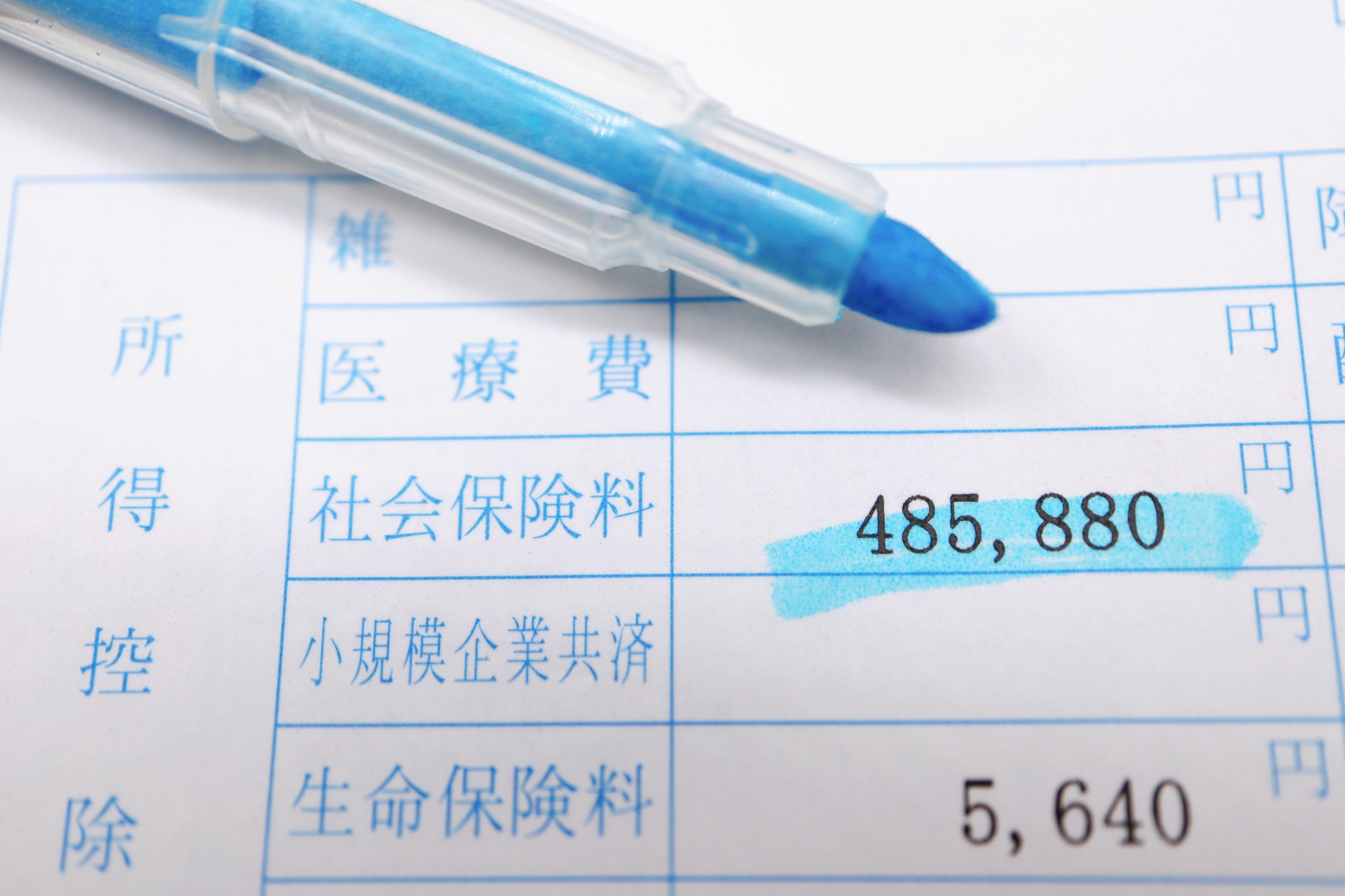 社会保険料の明細